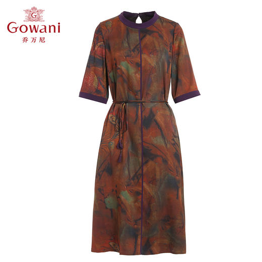 乔万尼重磅真丝连衣裙高端大牌夏季20姆米新款EF2E383 商品图5