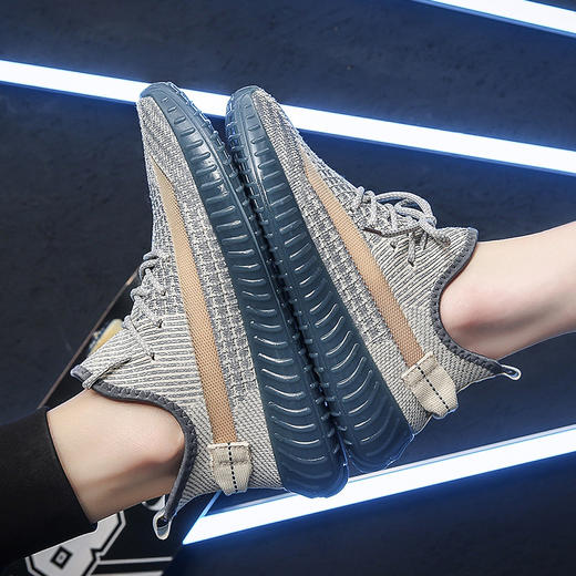 2022款透气飞织椰子鞋350V2男女同款情侣鞋品质男鞋套帮女运动鞋 商品图1