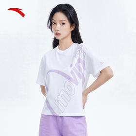 安踏短袖女2022夏季新款T恤休闲运动上衣162228107-1/2/5