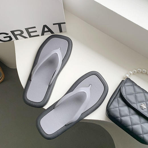 黛唯梵网红少女心人字拖女鞋凉拖鞋ins防滑海边家用新款拖鞋女外穿七夕情人节 商品图3