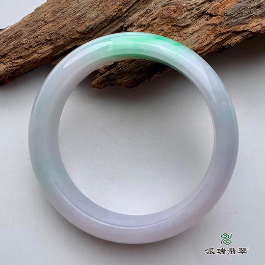 派瑞翡翠 翡翠手镯 糯种 绿色 商品图4