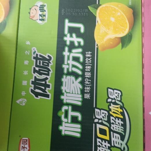 栗子园柠檬苏打水24瓶 商品图0