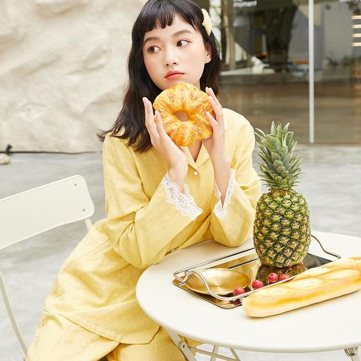 3楼 美标纯棉九分袖套装家居服83947 商品图7