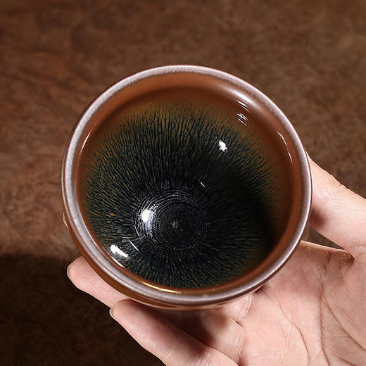 清朴堂 兔毫紫瓯建盏 兔毫建盏*1+甜芽小种红茶*8 商品图2