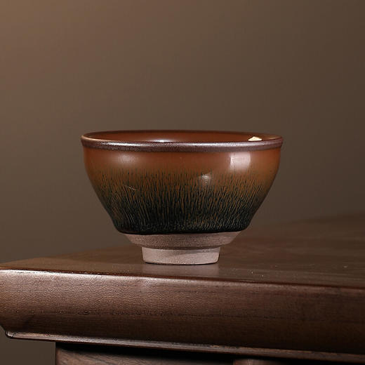 清朴堂 兔毫紫瓯建盏 兔毫建盏*1+甜芽小种红茶*8 商品图1