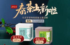  荆选推荐丨金苔香头采春茶抢「鲜」上市，领券立减20元！ 