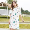 3楼 美标纯棉双层精梳棉纱甜酷睡裙66336 商品缩略图0