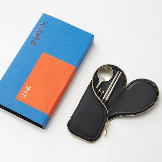 清朴堂知心黑檀便携筷套装 商品图0