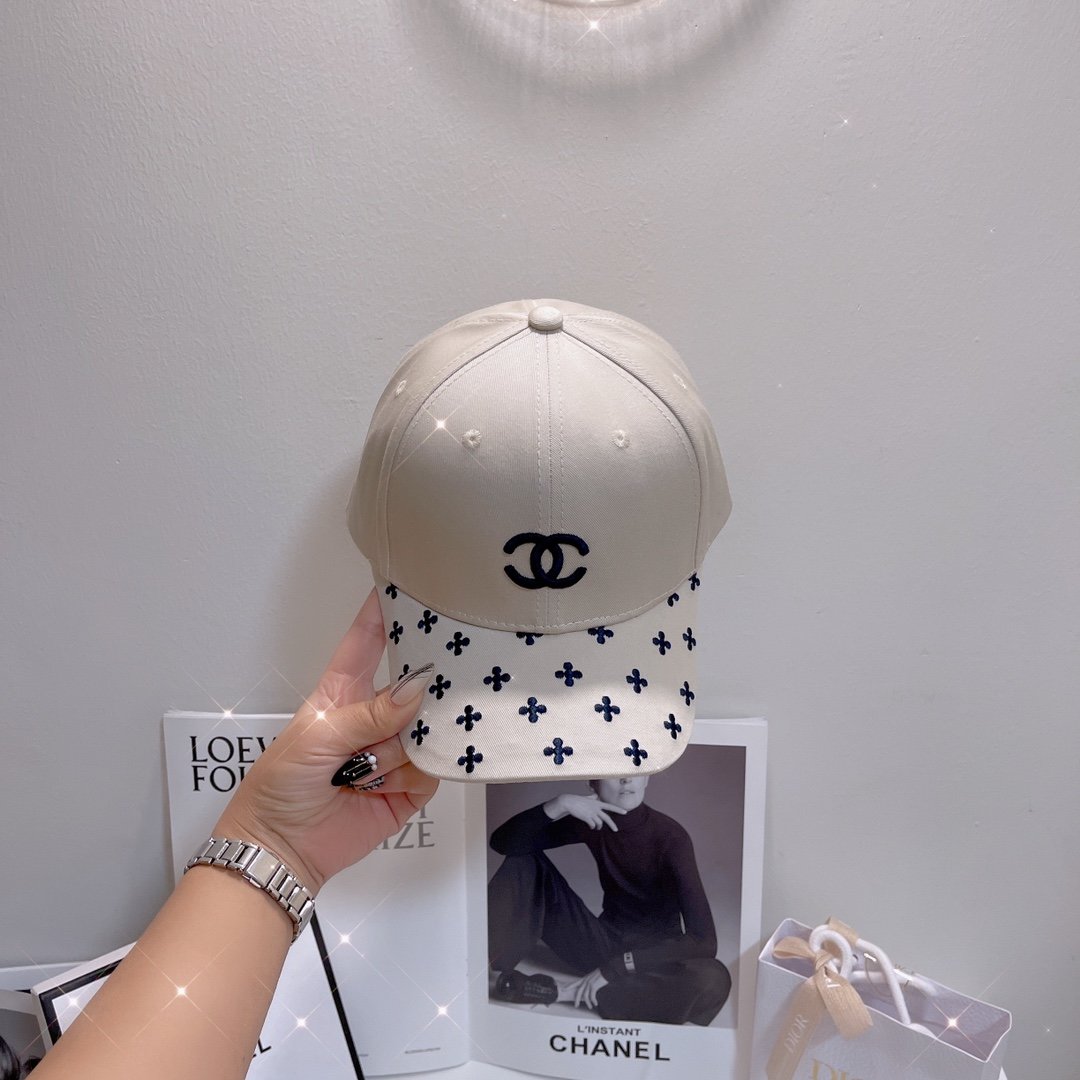 香奈儿 chanel 字母刺绣棒球帽