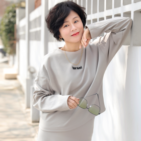 【不退不换】优雅卫衣套装裙，不挑搭配，任何场合都能穿着