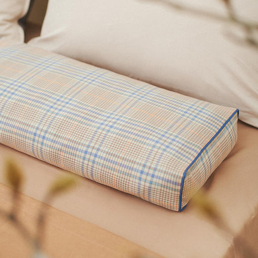 英伦方格格纹荞麦枕头护颈枕 商品图1