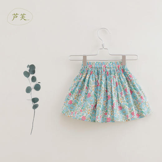 【马克珍妮 芦芙系列】夏装新款 女童纯棉短裙半身裙220301 商品图2