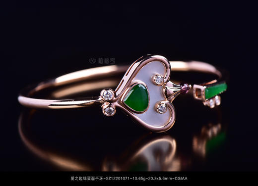 【爱之匙】绿蛋面手环-SZ12201071 商品图2