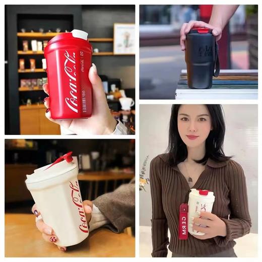 GERM可口可乐保温咖啡杯女生高颜值精致 男士不锈钢随行水杯子 商品图4