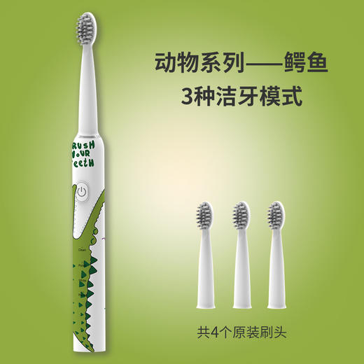 德国铂瑞 | BR-CH905儿童卡通声波电动牙刷 USB充电声 商品图6