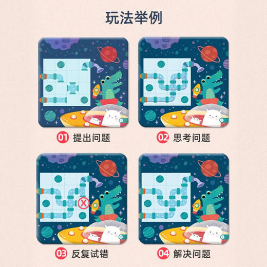 美乐 艺智思维桌游-小鳄鱼连连乐JM93356 商品图3