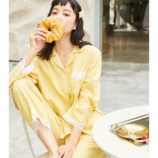 3楼 美标纯棉九分袖套装家居服83947 商品图5