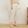 famecoco范可儿裤子女夏薄款白色直筒休闲裤时髦时尚洋气F223GA027 商品缩略图2