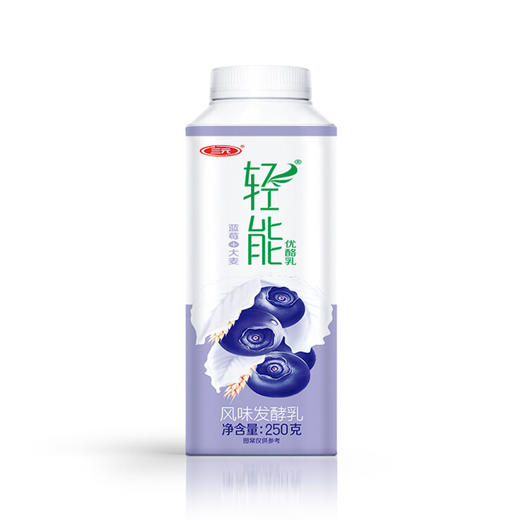 BHS 盒心卖场 三元轻能优酪乳 蓝莓+大麦 250g 商品图0