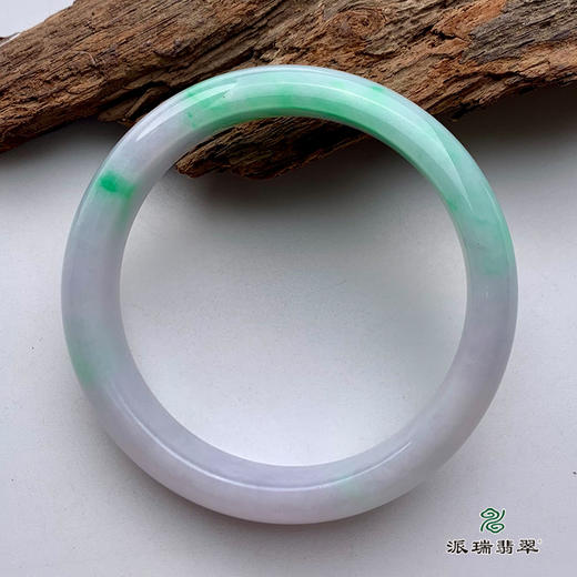 派瑞翡翠 翡翠手镯 糯种 绿色 商品图1