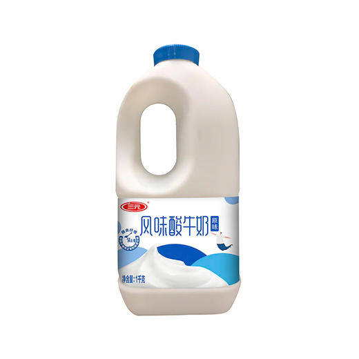 BHS 盒心卖场 三元风味酸牛奶 原味 1kg 商品图0