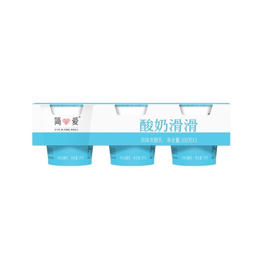 BHS 盒心卖场 简爱酸奶滑滑 100g*3 商品图0