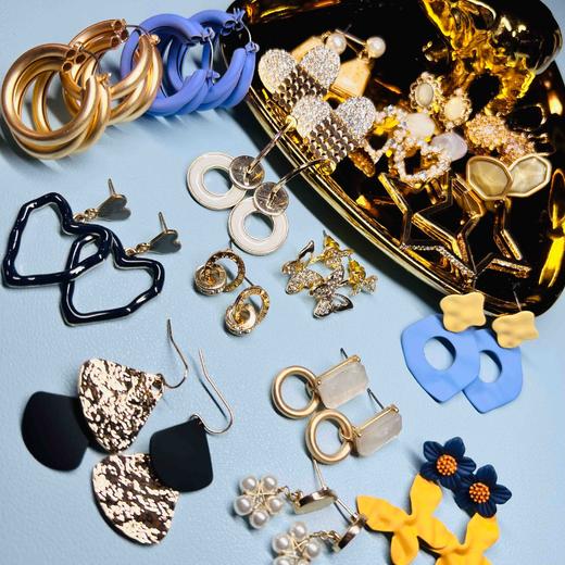 【积分换购】韩风 设计师款网红耳钉 925银针 商品图1