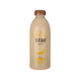 BHS 盒心卖场 完达山如此新鲜巴氏鲜牛乳 香蕉味 650ml