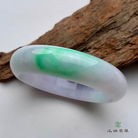 派瑞翡翠 翡翠手镯 糯种 绿色