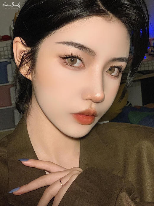 【年抛】金桔冻 favorrbeauty  | 中直径14.2，着色13.5 | 混血美瞳 cosplay美瞳 商品图7