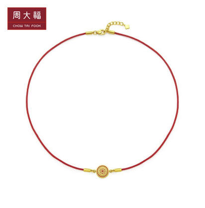 周大福传承如来敦煌 煌彩足金项链R26307 商品图0