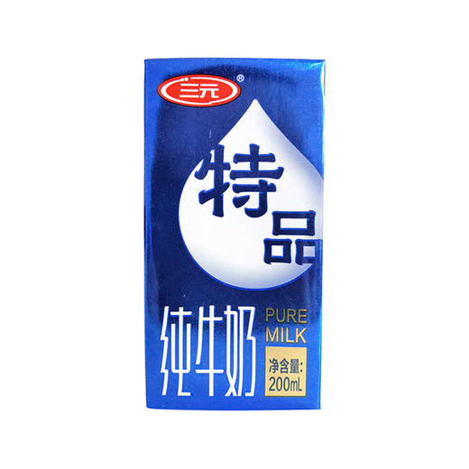 BHS 盒心卖场 三元特品纯牛奶 200ml 商品图0