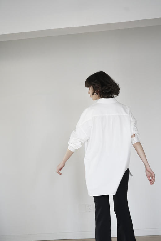 Semplicita｜S02 经典抗皱进口高支棉长袖衬衫  [ 黑 白 蓝 ]【‼️售罄无补‼️】 商品图8