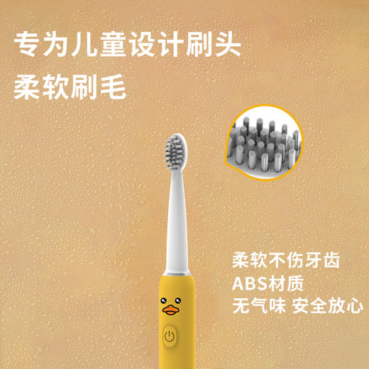 德国铂瑞 | BR-CH905儿童卡通声波电动牙刷 USB充电声 商品图3