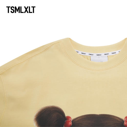 TSMLXLT2022春季新款无性别1号系列短袖纯棉T恤宽松休闲122150105 商品图2