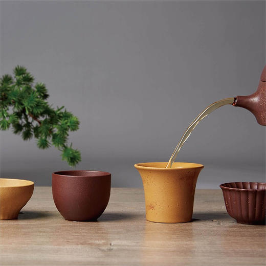 清朴堂 大器天成五色紫砂小杯 宜兴原矿纯手工主人杯 创意功夫茶具商务礼品可定制 标准款 商品图4