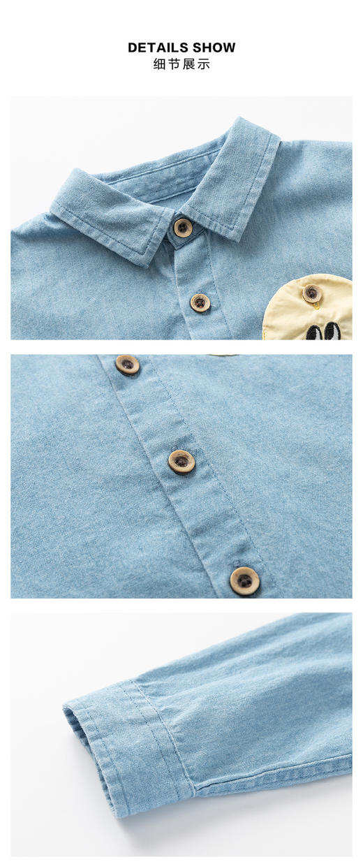 牛仔衬衫 商品图4