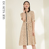 玳莎高品质真丝连衣裙女2022春夏新款设计感通勤小众气质印花裙子 CA35101 商品缩略图0