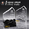 勇攀高峰创意水晶奖杯定制岩石攀岩山峰大理石奖牌订制做免费刻字 商品缩略图0