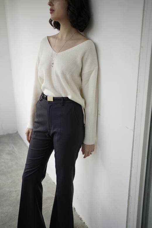 Viktoria Chan | SS22084 Rika skirt trousers [短裙长裤两件套 灰] 商品图3
