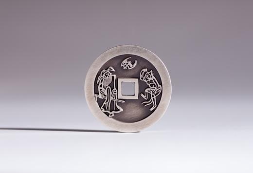 矩德泉坊 纯银手作 驱邪降福 吉祥钱 452 商品图1