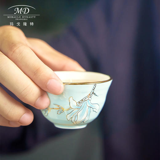 【6F】玛戈隆特 行云系列7头旅行茶具 四人份便携茶具 家用茶具套装 商品图2