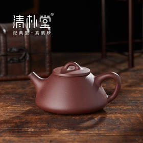 清朴堂子冶石瓢紫砂壶经典五壶单壶 大红袍