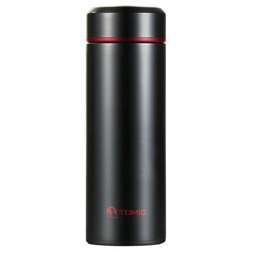 特美刻TOMIC银杯999银内胆保温杯男士高档商务茶杯1066S黑色430ML 商品图4