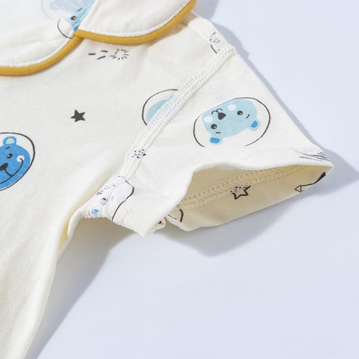 贝贝怡夏季新品男女宝短袖连体衣可爱宝宝睡衣空调衣222L555
 商品图5