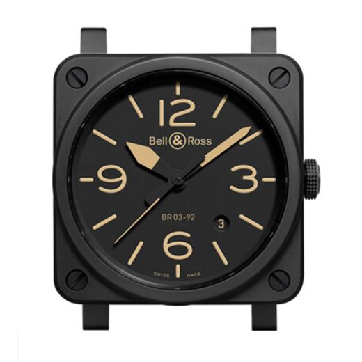 Bell & Ross 柏莱士经典方形表瑞士全自动机械手表陶瓷男士商务腕表 BR0392-HERITAGE-CE 商品图1