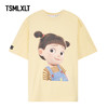 TSMLXLT2022春季新款无性别1号系列短袖纯棉T恤宽松休闲122150105 商品缩略图0