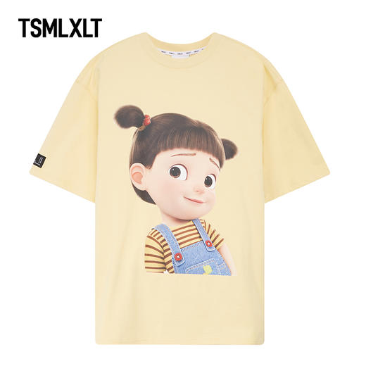 TSMLXLT2022春季新款无性别1号系列短袖纯棉T恤宽松休闲122150105 商品图0