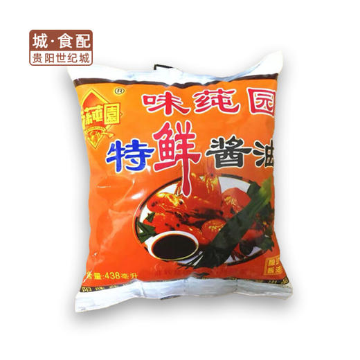 味莼园袋特鲜酱油438ml【GYBLY】 商品图0