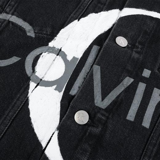 凯文克莱(Calvin Klein)男士牛仔外套字母图案春秋男装外套 10588 商品图5